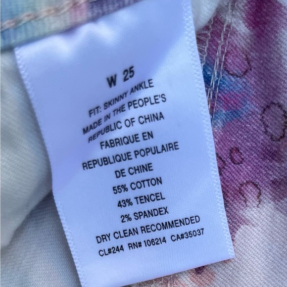 Joe Jeans Multi Floral Print Stretch Skinny Jeans Size 25 - Picture 7 of 11